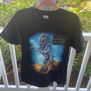 The Rolling Stones Bridges to Babylon World Tour Vintage Concert Shirt L 1997